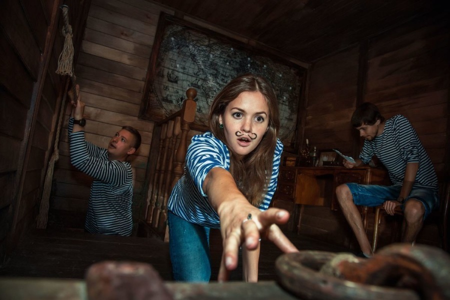 Квест в реальности Пиратский корабль от компании Extravert Квест в реальности Пиратский корабль от компании Extravert